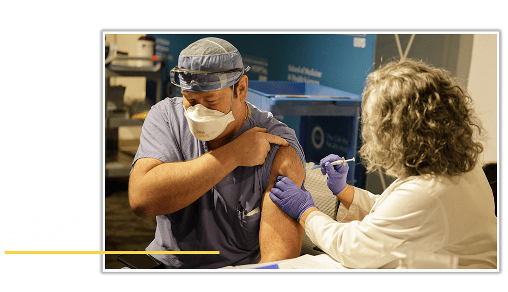 2020 | COVID-19 vaccine trial recipient